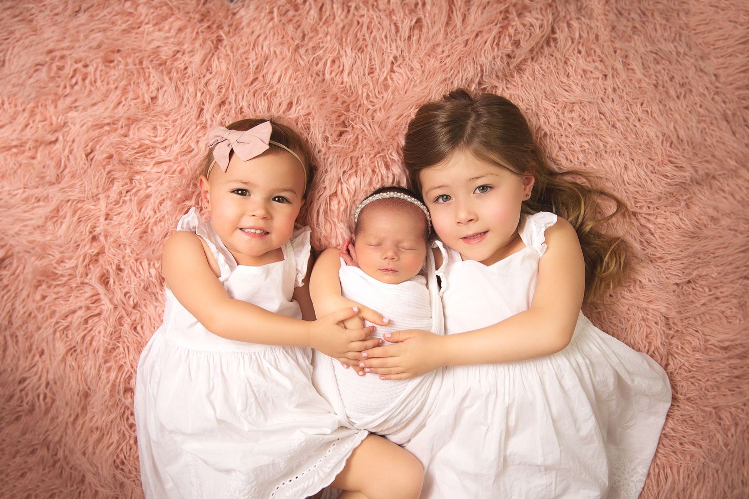 Las Vegas Newborn Photographer Sibling Portrait