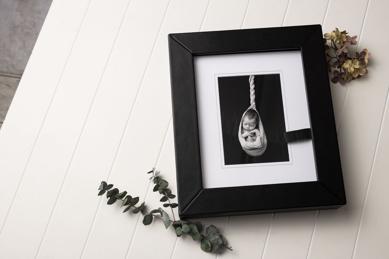 austin newborn photography heirloom folio box black frame box fine art prints