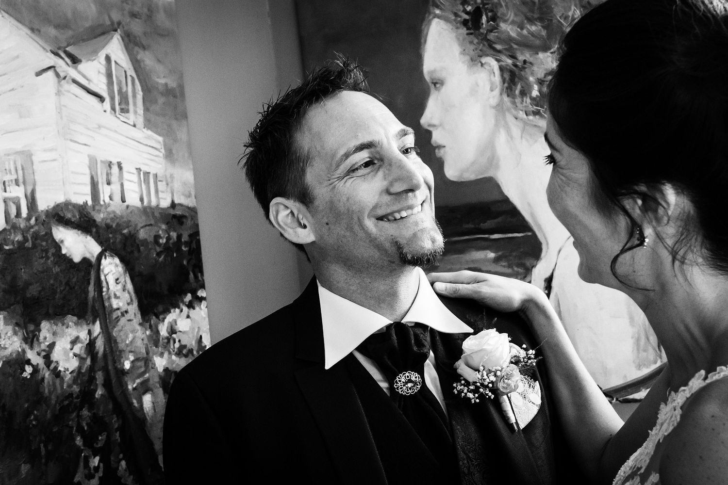 TLOOK photographe de mariage de style documentaire, portraits des mariés
