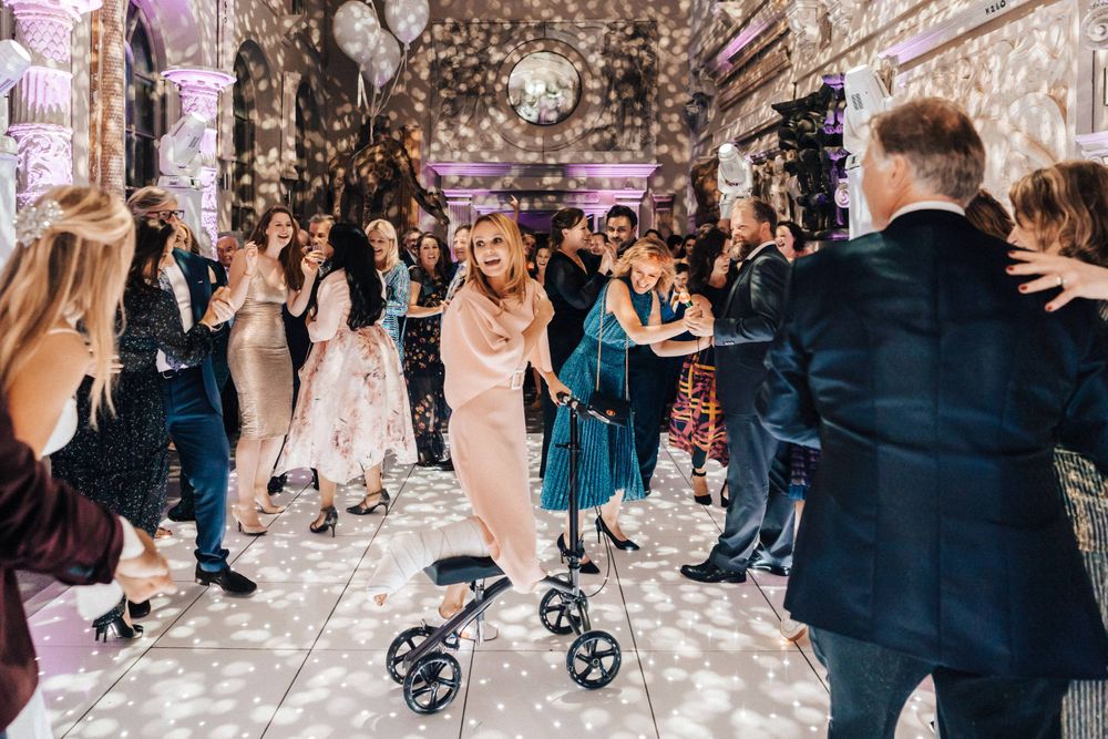 Lisa Faulkner and John Torode's Wedding at Aynhoe Park Walking Amanda Holden Guest