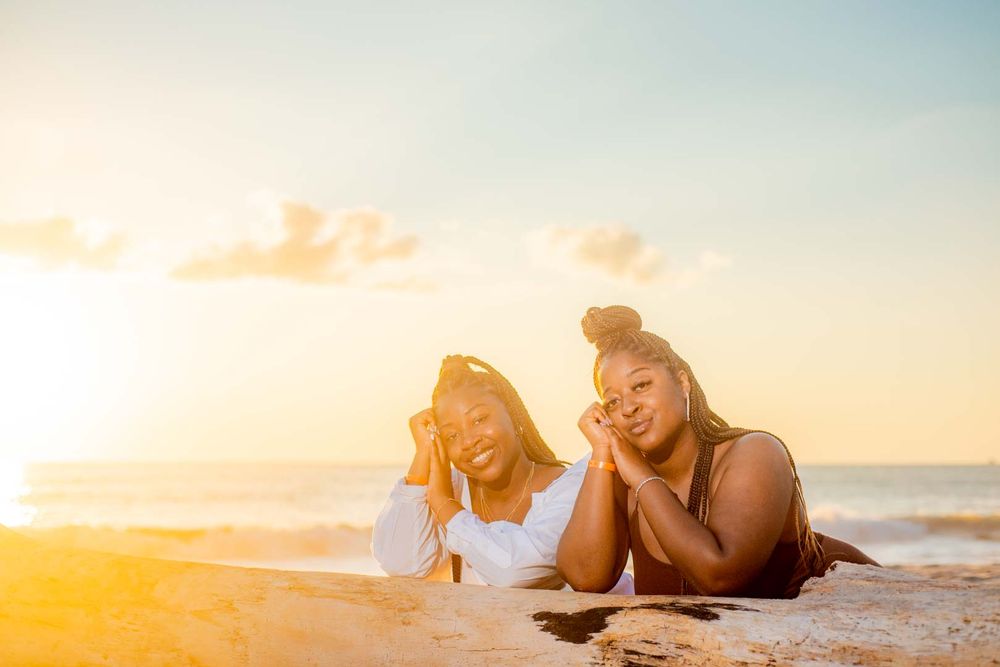 Family Sunset Photo Shoot in Flamingo Beach