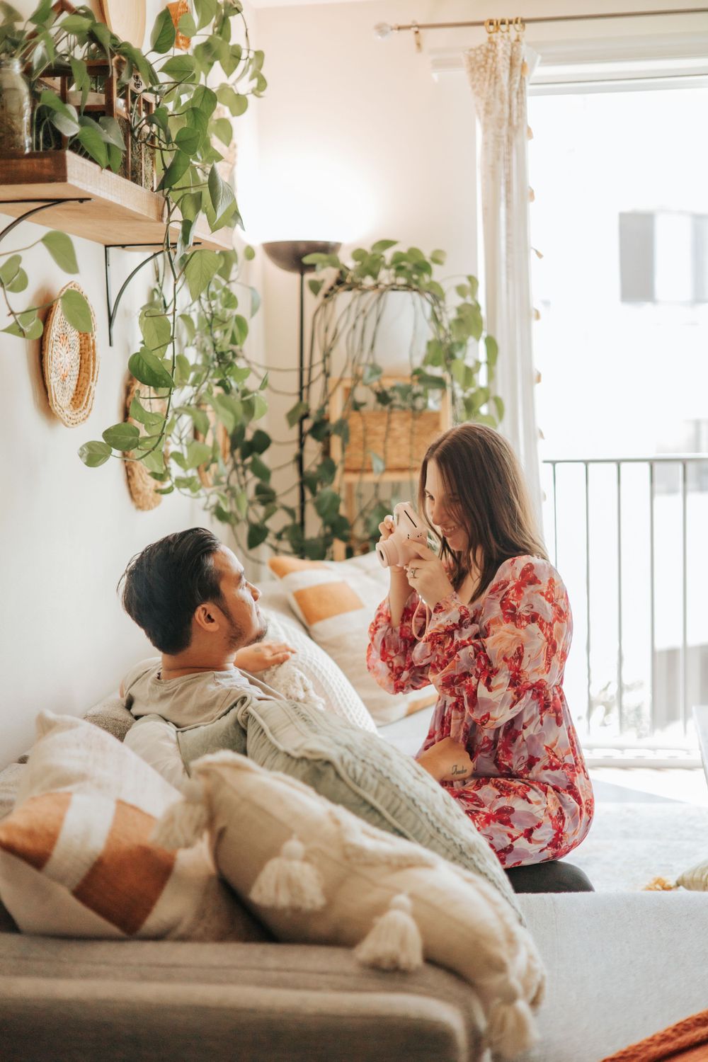 Cozy In Home Engagement Photography Package