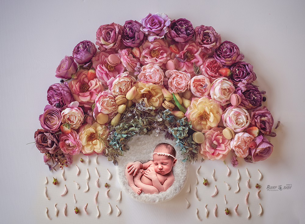 sleeping newborn baby girl photoshoot Croydon Melbourne