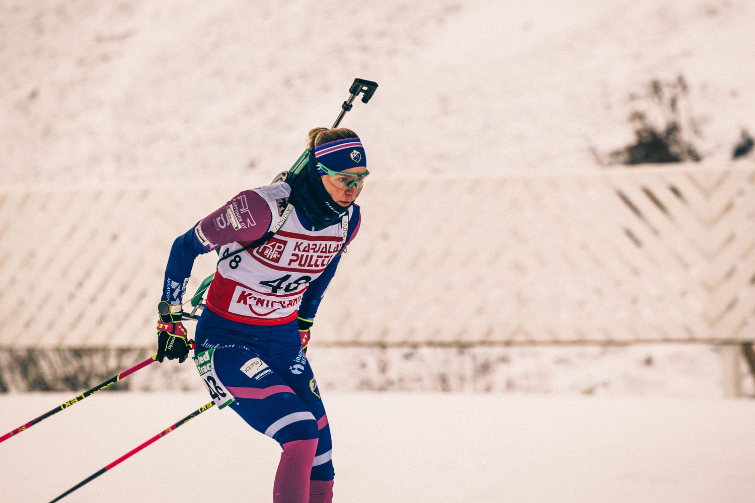 Ampumahiihtäjä Suvi Minkkinen - Kontiolahti GP 2023