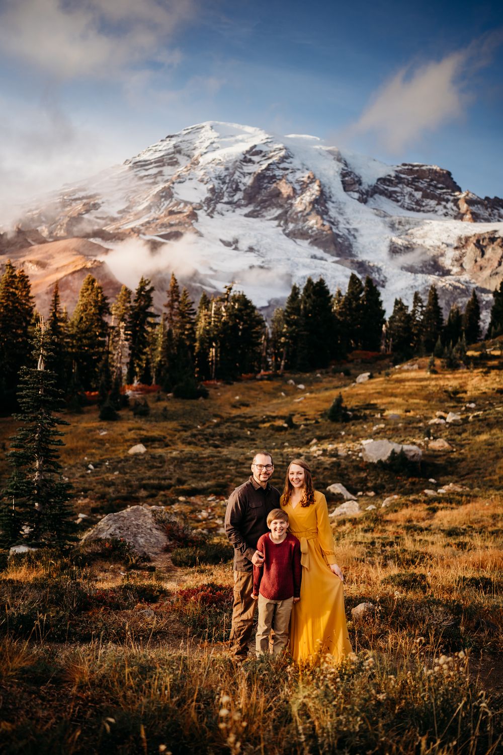 mount rainier family portrait session by wander and wild photography