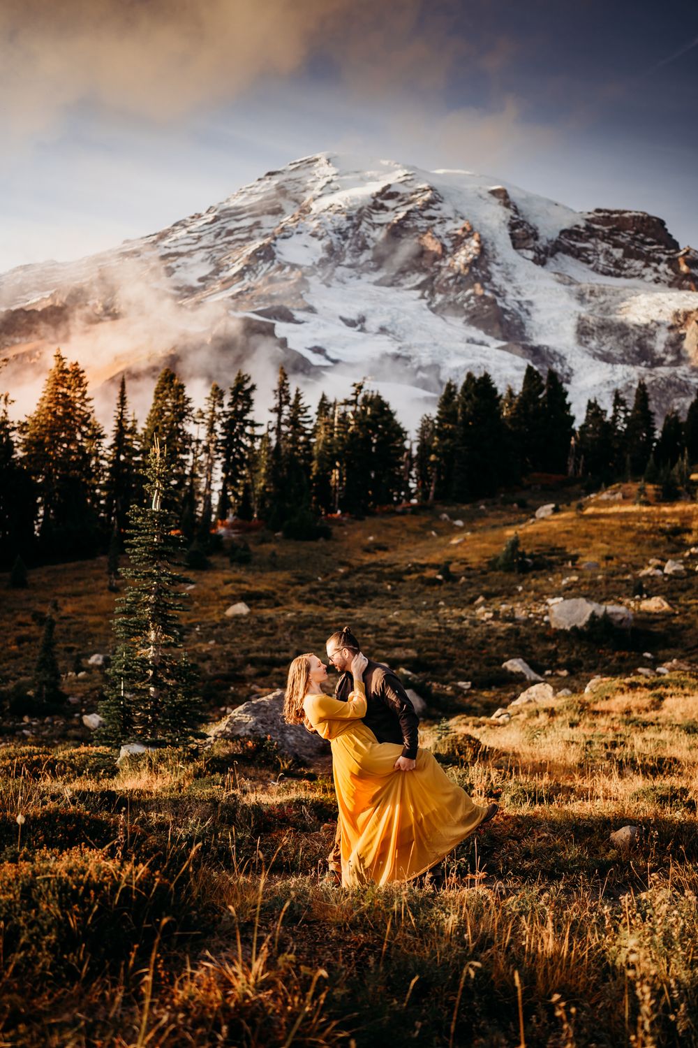 mount rainier family portrait session by wander and wild photography