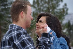Winter Engagement Photography