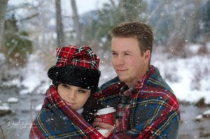 Truckee River Engagement Photos