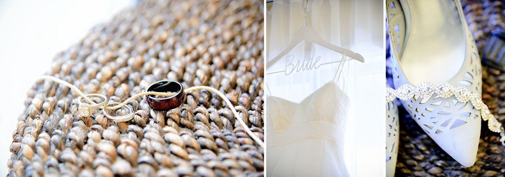 kauai hawaii beach house destination adventure wedding rings dress