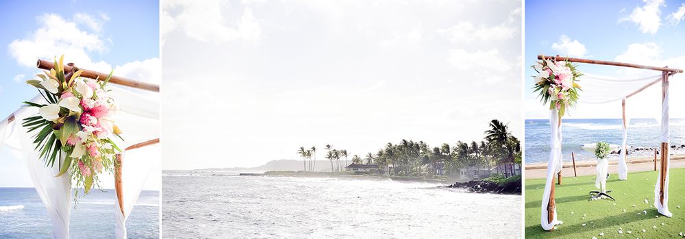 kauai hawaii beach house destination adventure wedding ceremony