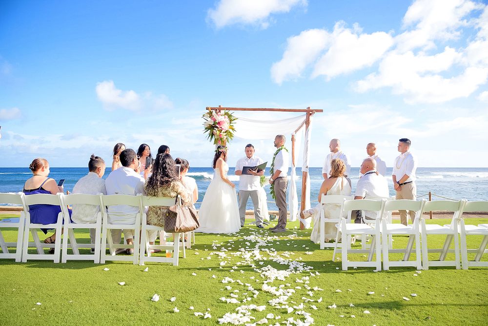 kauai hawaii beach house destination adventure wedding ceremony