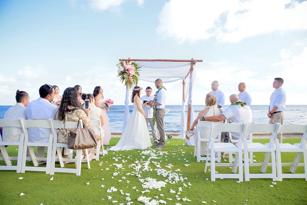 kauai hawaii beach house destination adventure wedding ceremony