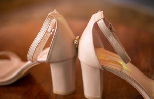 wedding ring and shoes