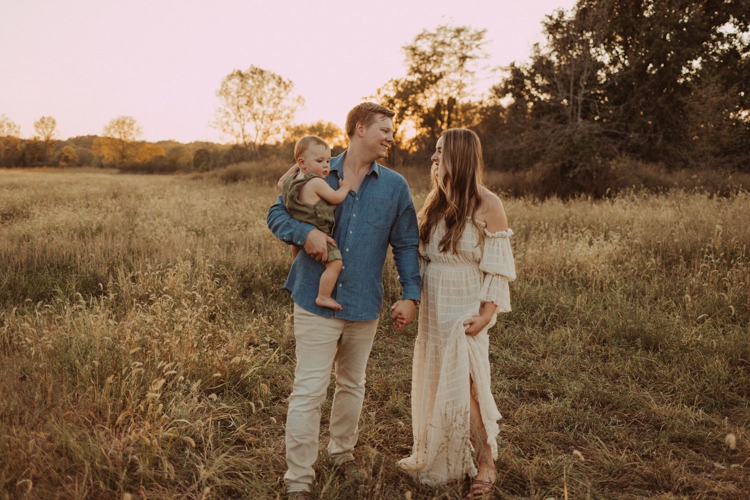 walking during family photography sessions