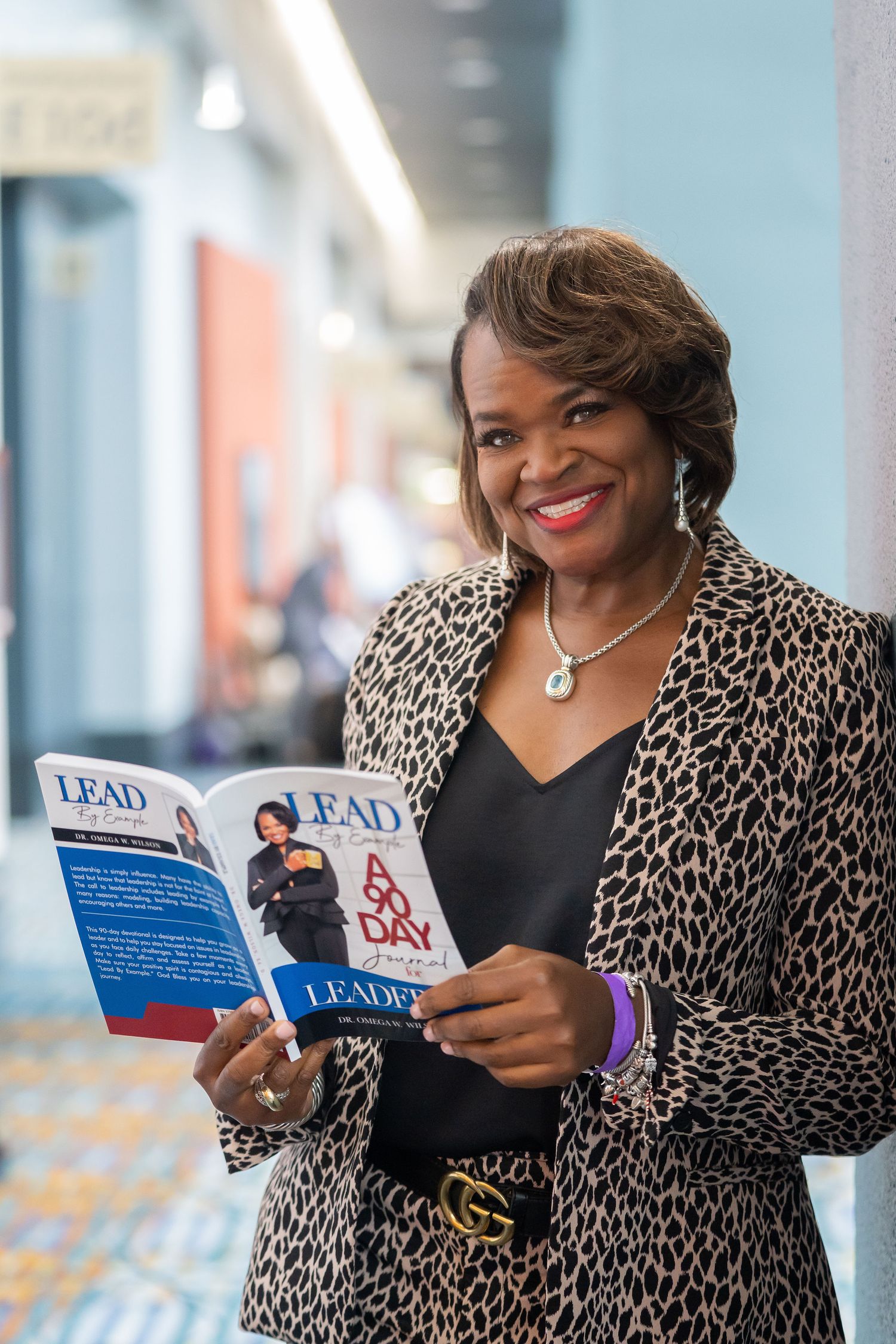 Author Headshot at networking event