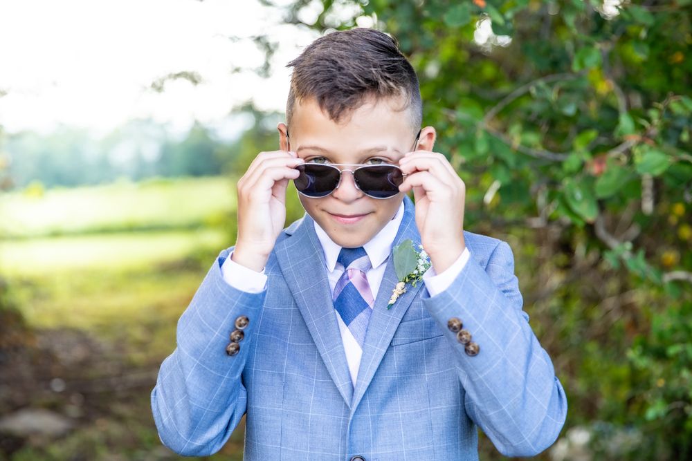 outdoor johnstown wedding