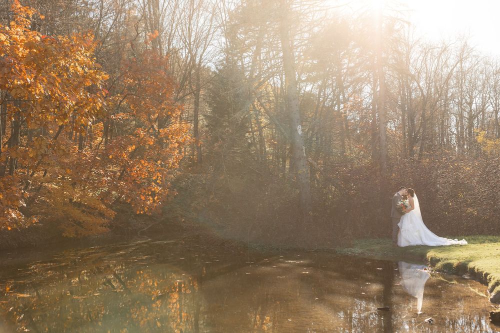 sunset wedding photography