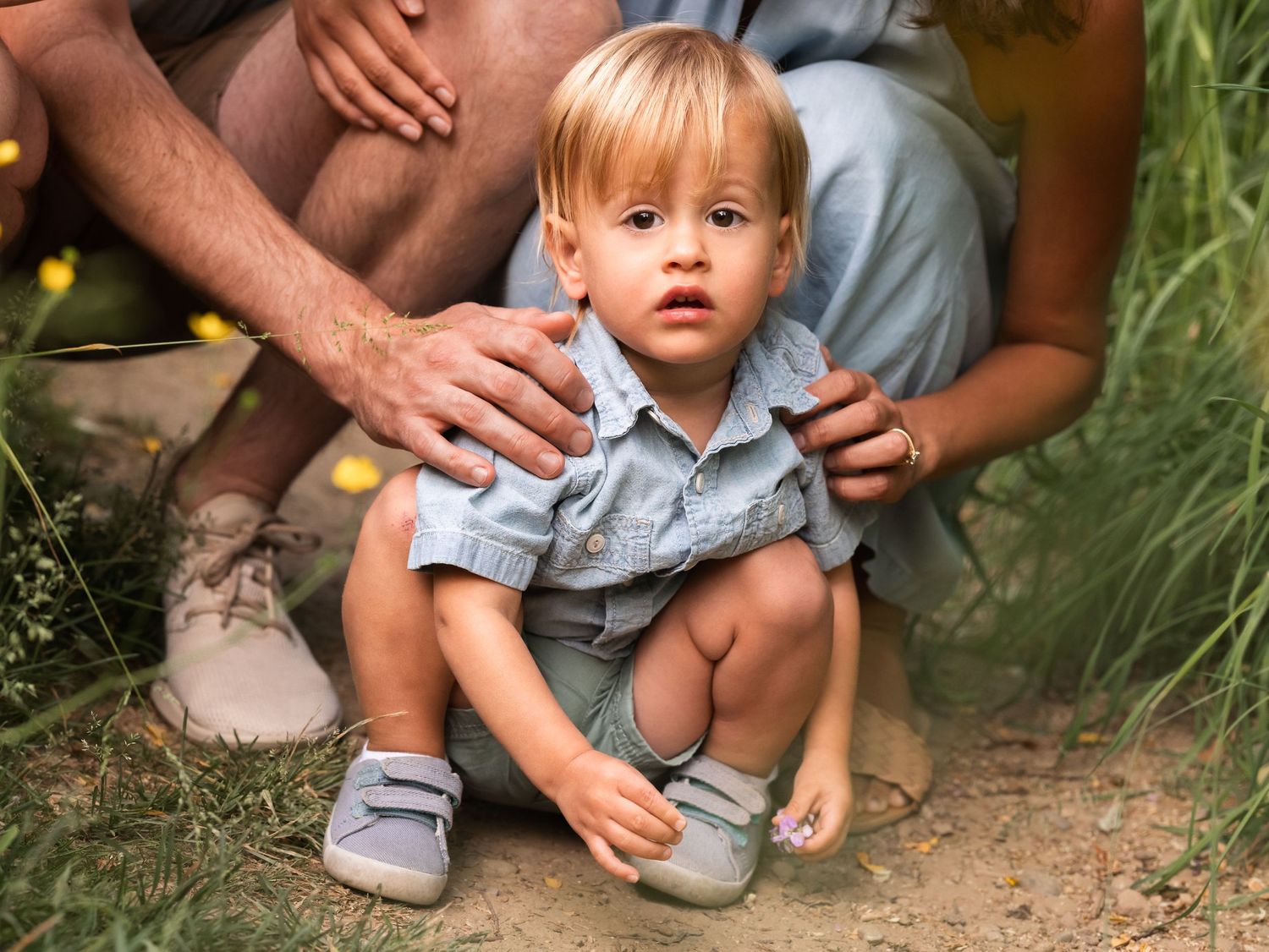 outdoor child photography toddler boy dirt path