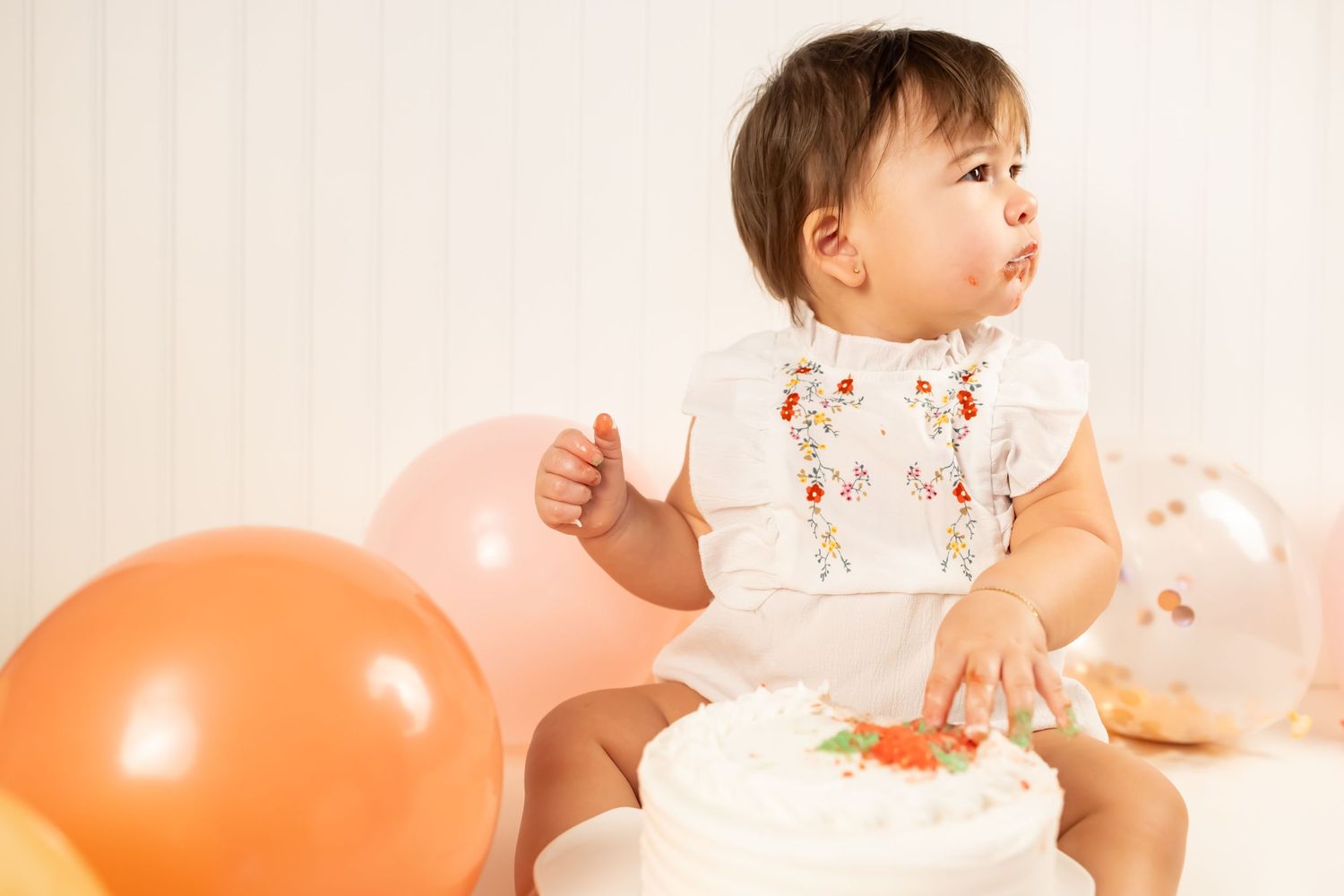 Cake smash photography for first birthday, milestone photographer in richmond virginia