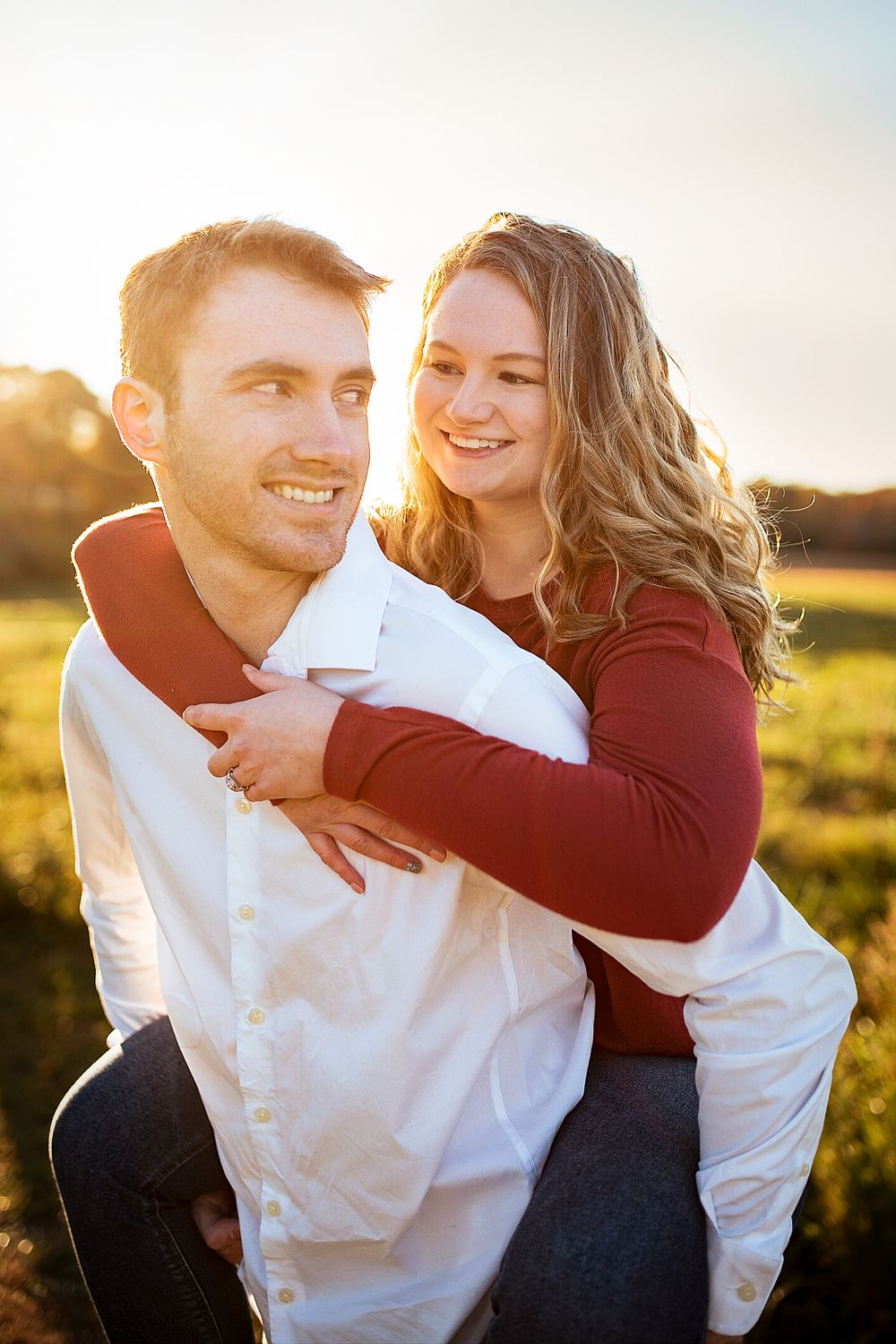 Engagement portrait session