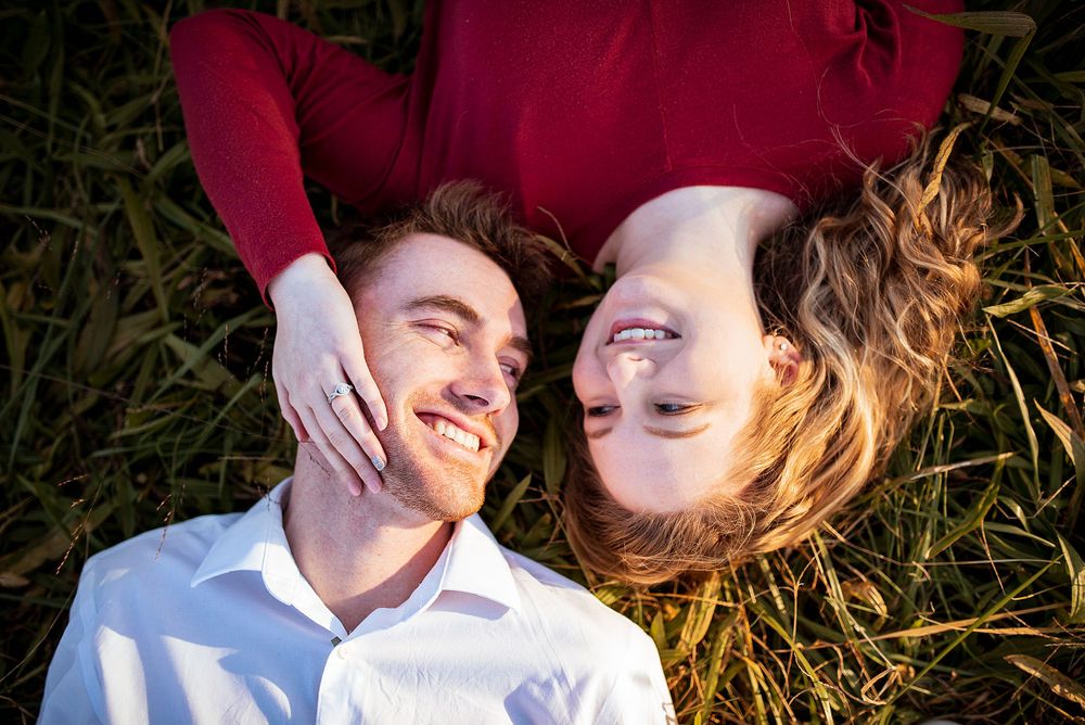 Engagement portrait session