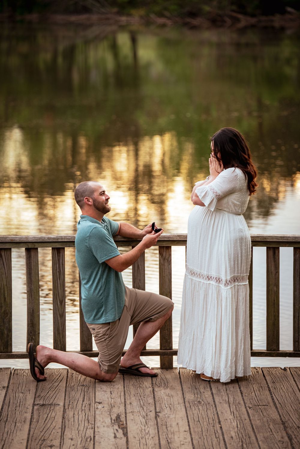 Engagement portrait session