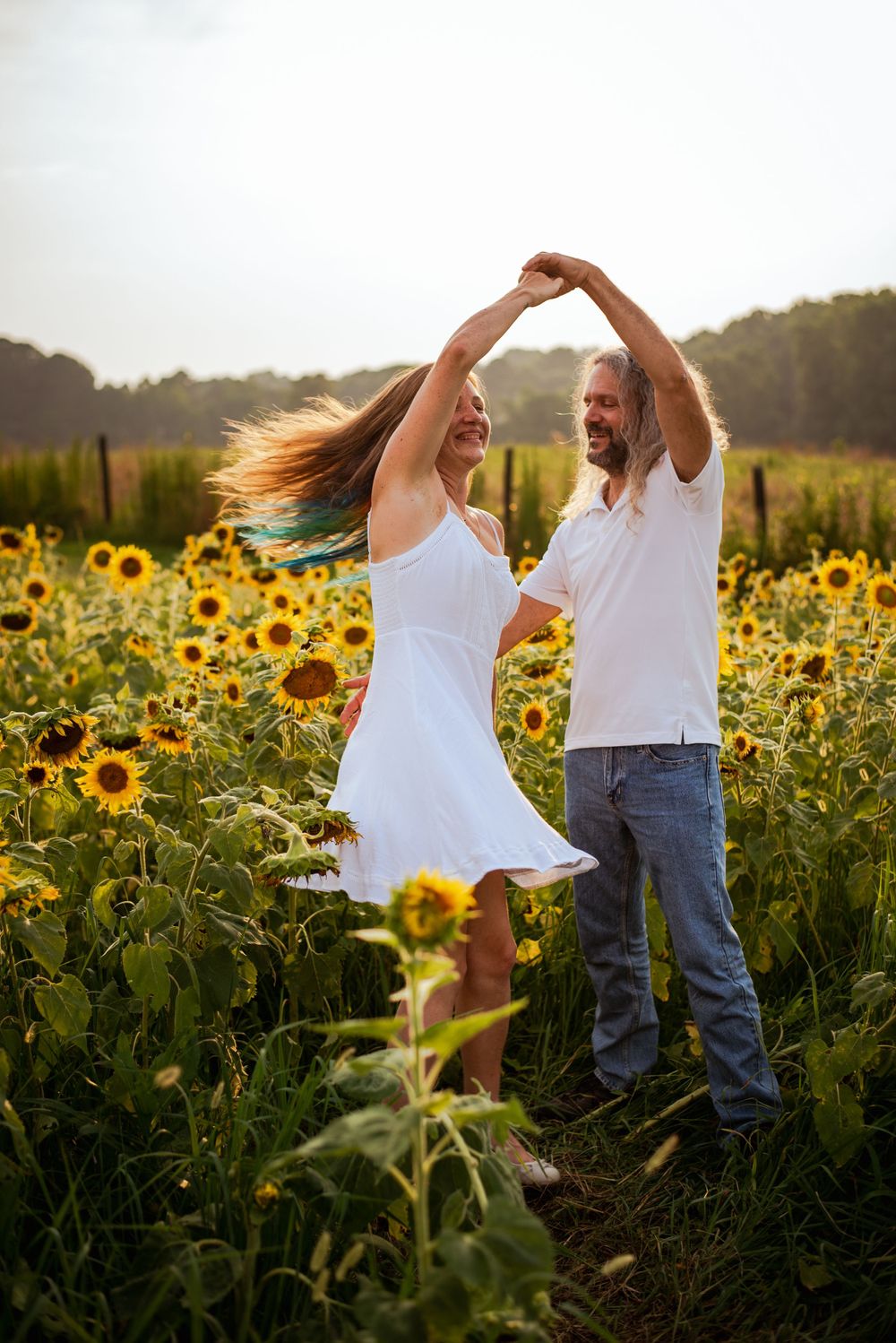 Engagement portrait session