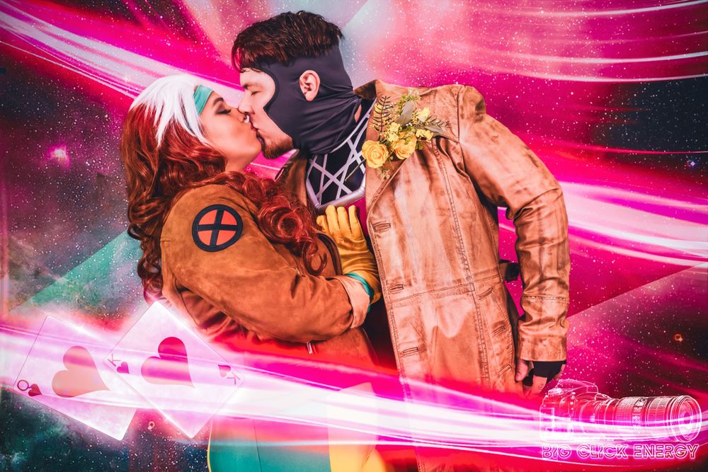 Marvel X-Men Rogue and Gambit cosplay wedding, an alternative wedding captured in Phoenix, AZ.