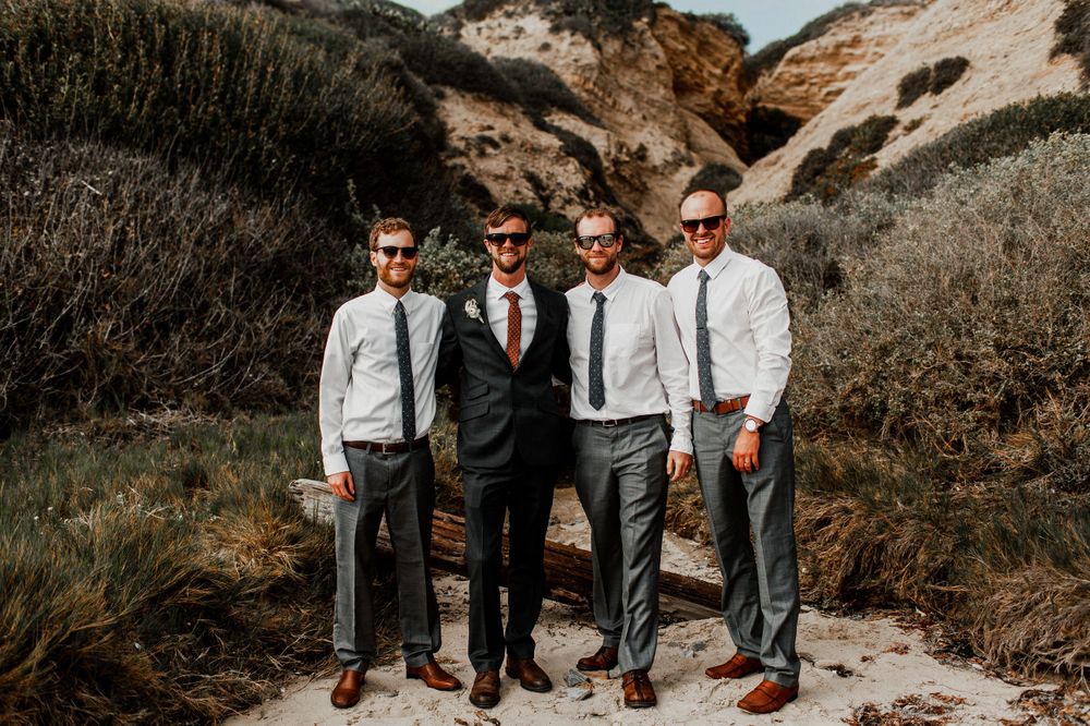 Crystal Cove State Park Wedding Party - Chelly&Luke WEDDING - Mike Yoon Photo