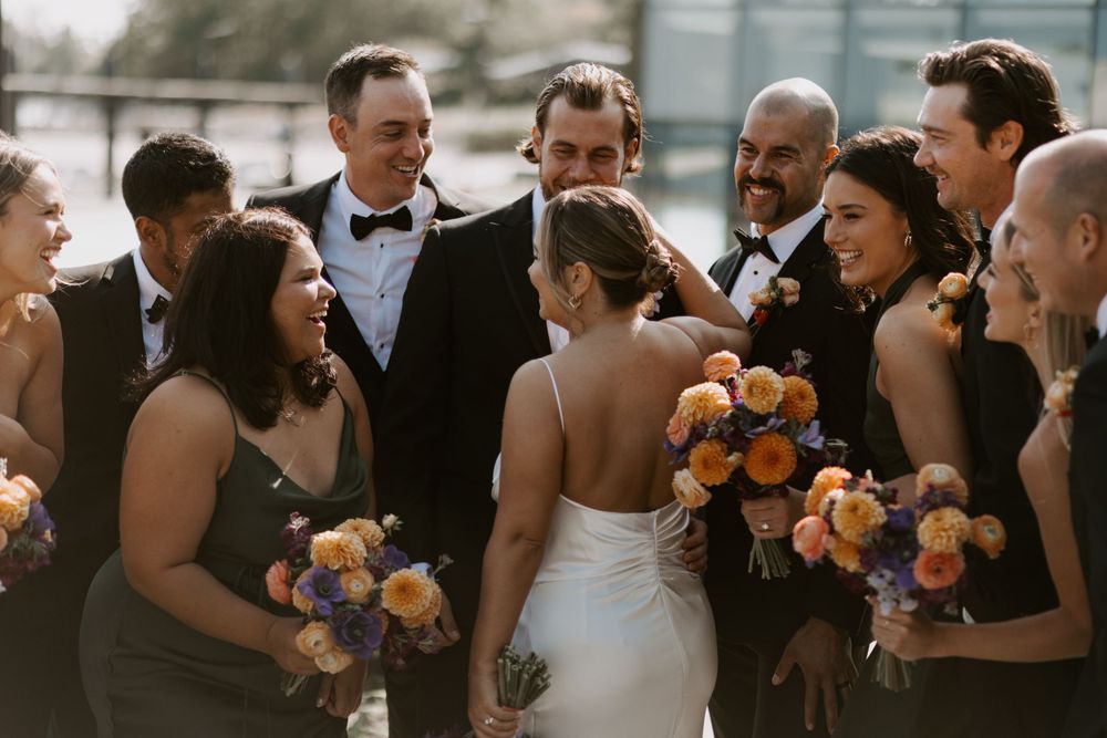 summer spencer's waterfront wedding burlington ontario canada candid