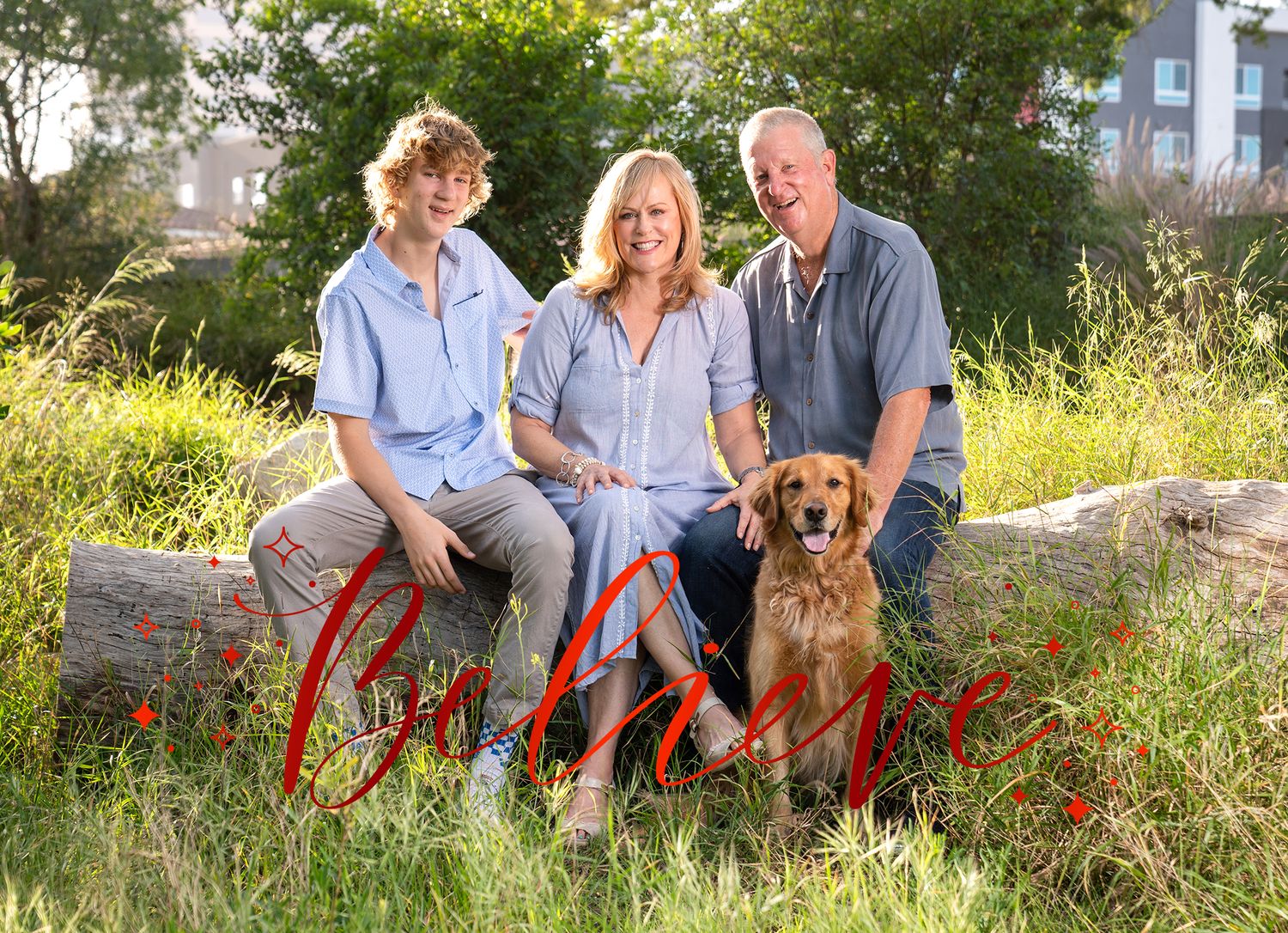 family-of-3-in-meadow-on-a-custom-holiday-card