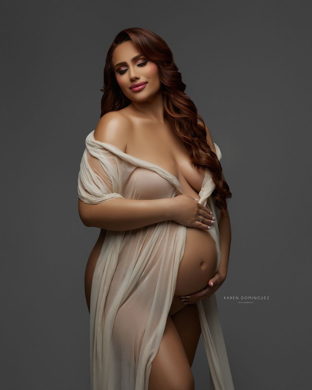 The Wet look for maternity shoot!