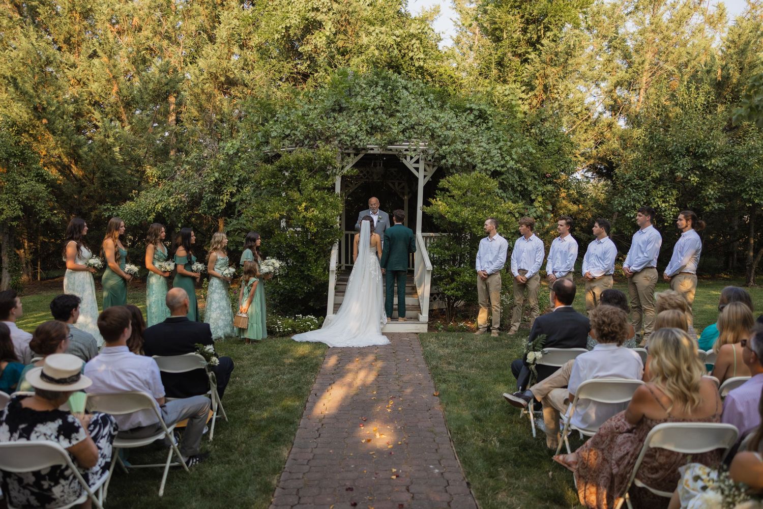 Cute wedding photo