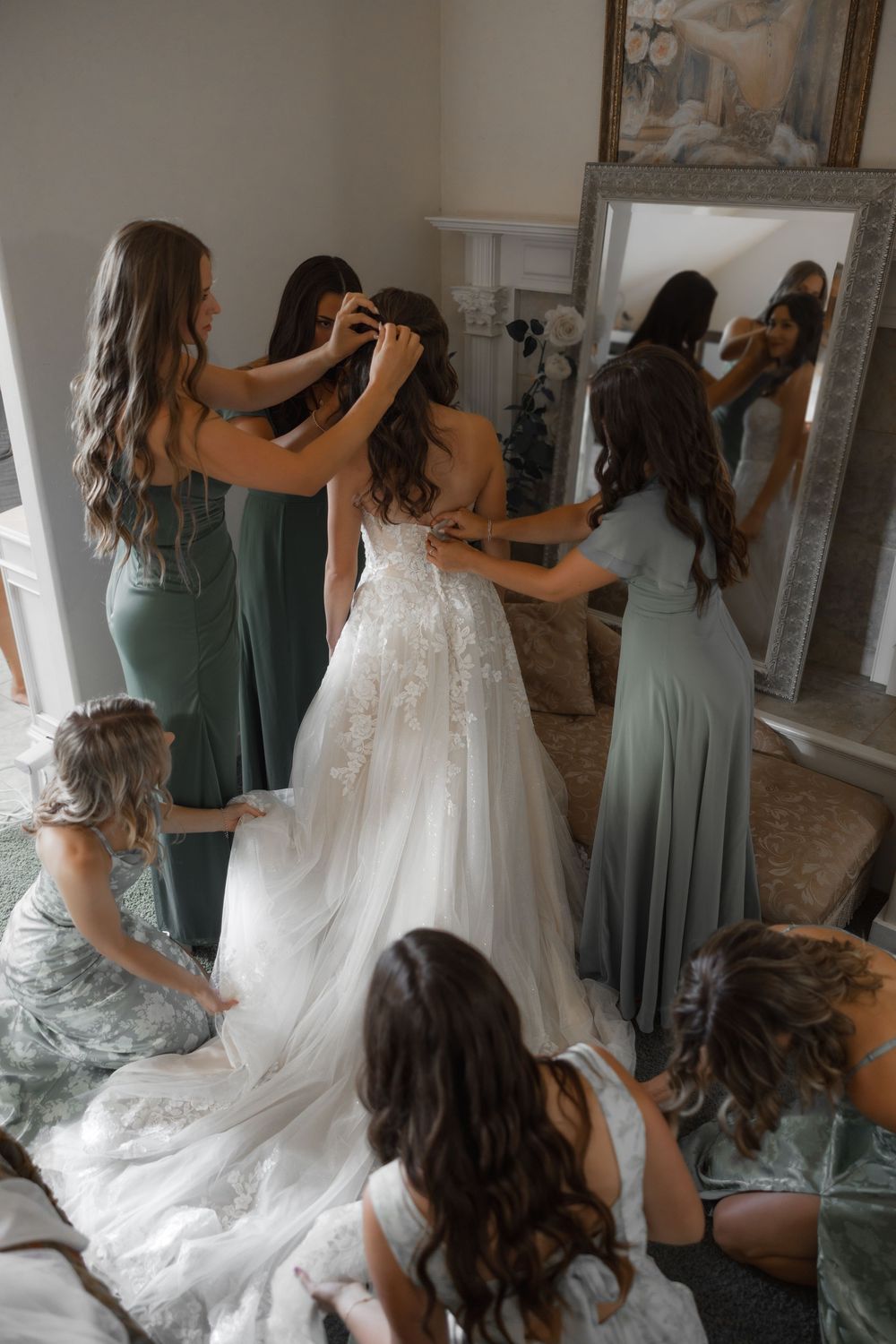 Cute wedding photo
