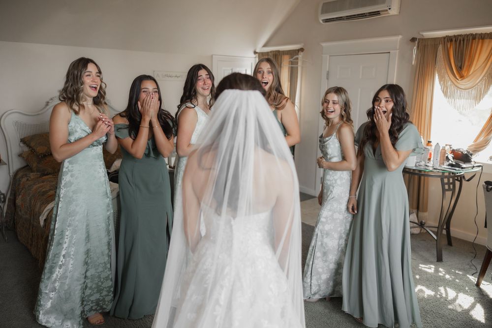 Cute wedding photo