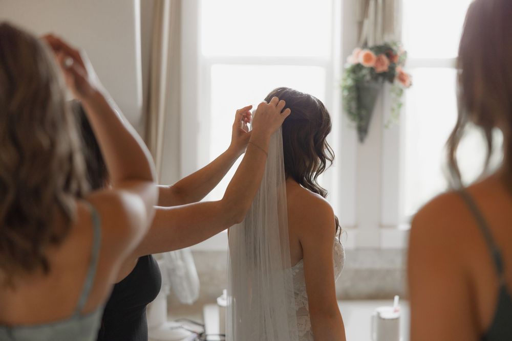 Cute wedding photo