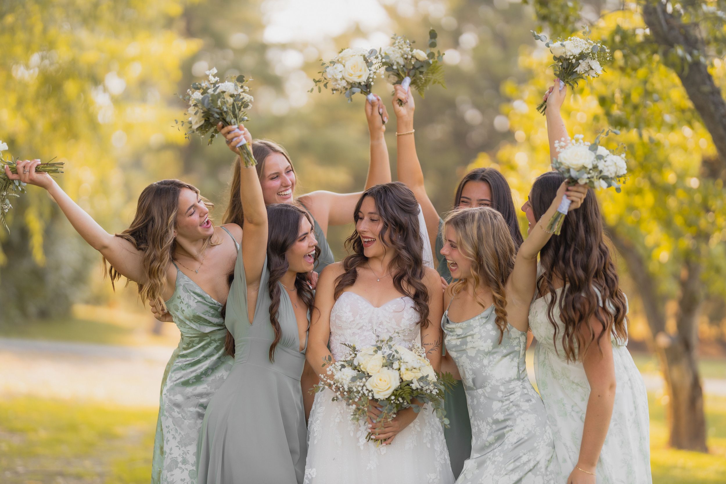 Cute wedding photo