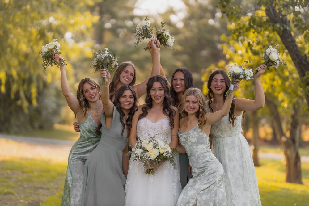 Cute wedding photo