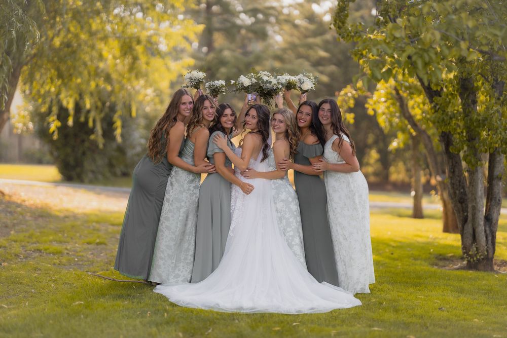 Cute wedding photo