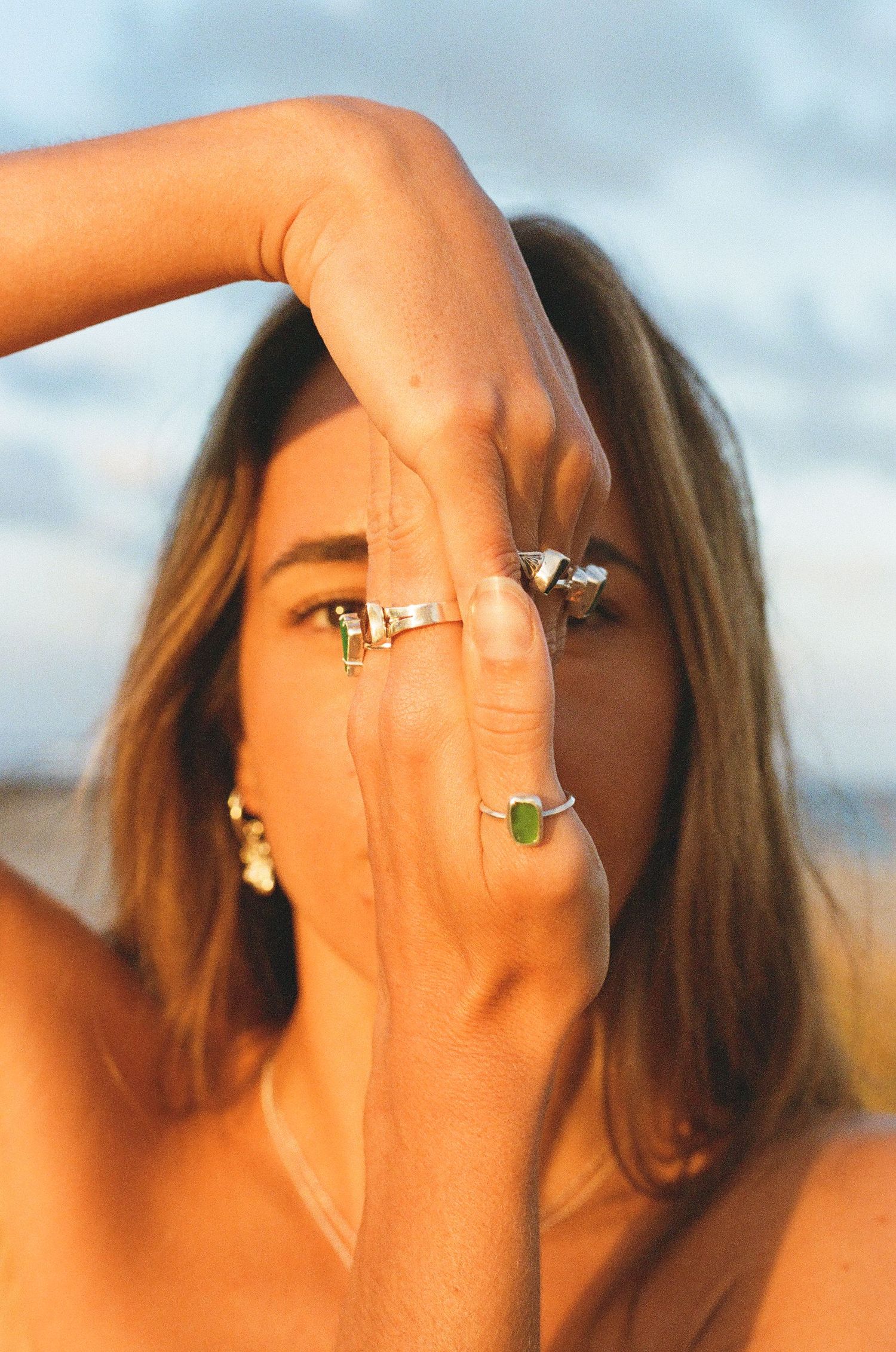 Branding photoshoot for ethically made jewelry in Margaret river