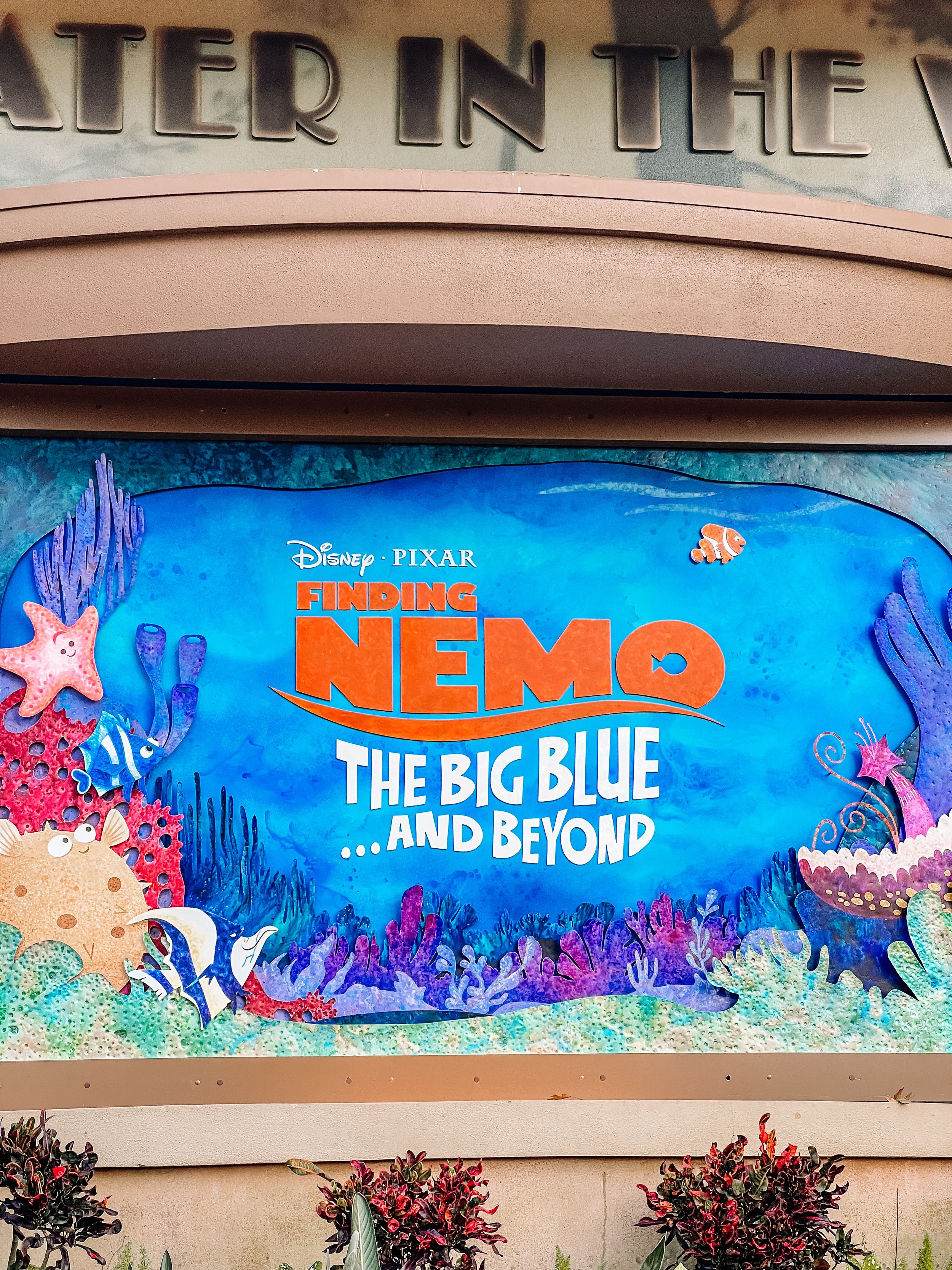 Finding Nemo The Big Blue and Beyond wall.