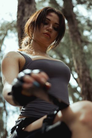 Cinematic character branding photography in South Florida showcasing power, confidence, and strong visual identity by MannyPortraits.