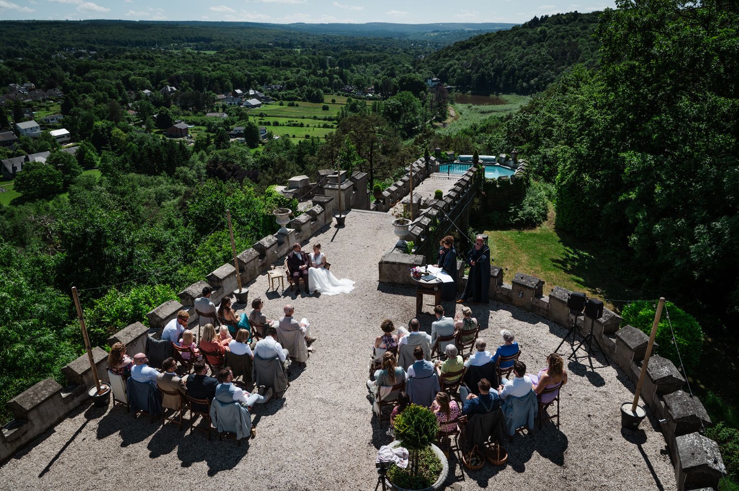 Trouwen op kasteel Château de Balmoral in Spa (Ardennen)