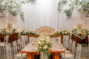 Whispering willow head table, harvest table, sweetheart table wedding reception decor, timeless luxury wedding photography New Brunswick