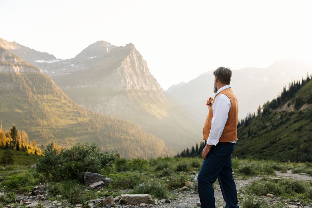 Glacier Park, Montana, elopement, Montana