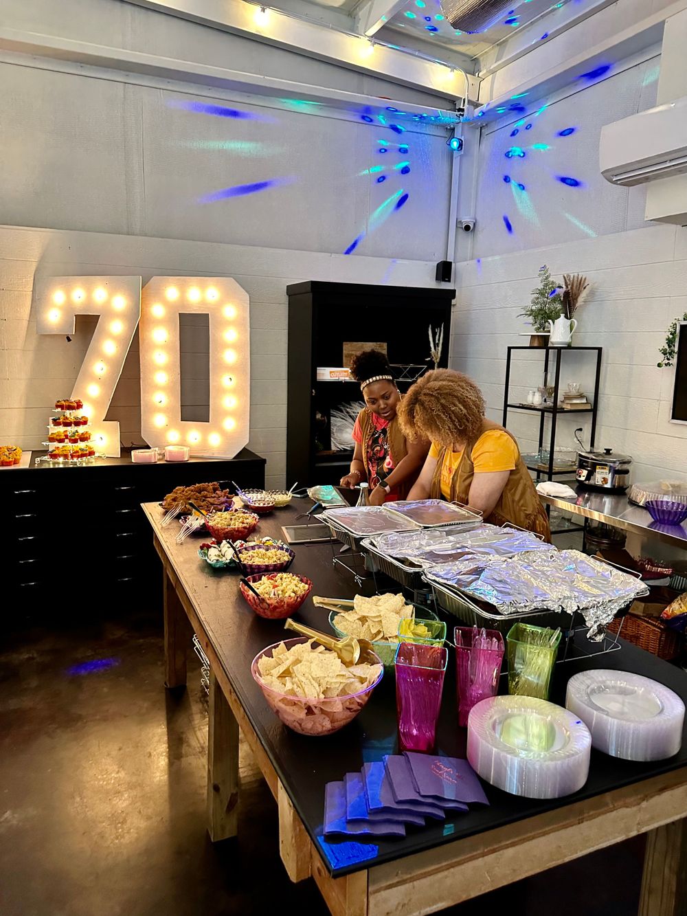 70th birthday party decor