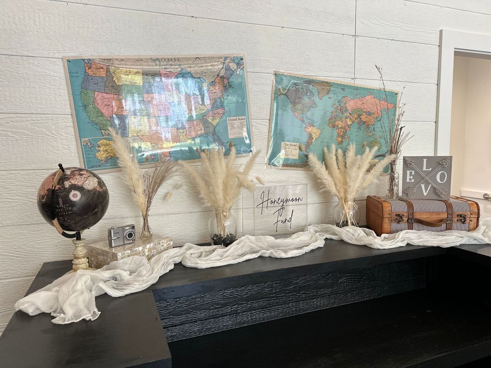 around the world themed party decor