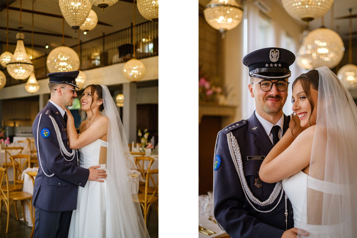 Para młoda na sali w VillaLove w Izdebniku.