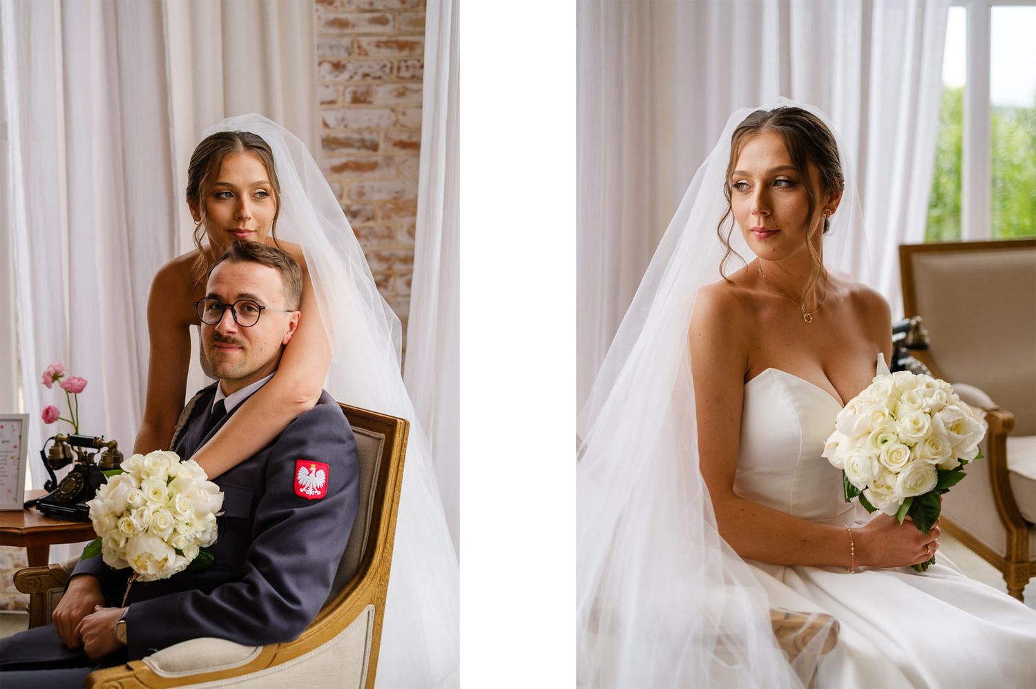 Para młoda na sali w VillaLove w Izdebniku.