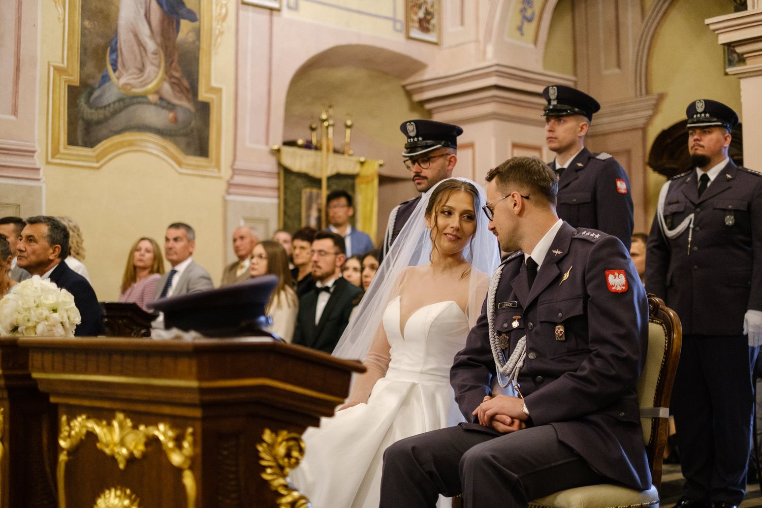 Ślub w Kościele Wniebowzięcia NMP w Brodach